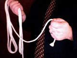 magician reveals full length of rope
