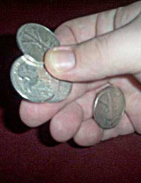 Comeback Coins Magic Trick Coin Trick