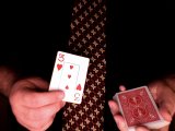 magician shows audience chosen card