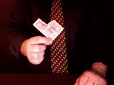 magician ters corner off card
