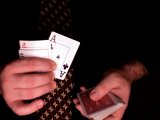 magician counts off the cards